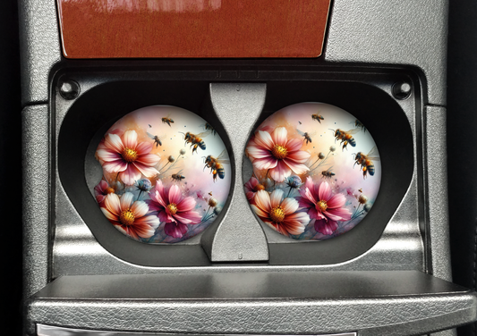 Car coasters neoprene. Collection 1. Ready made.