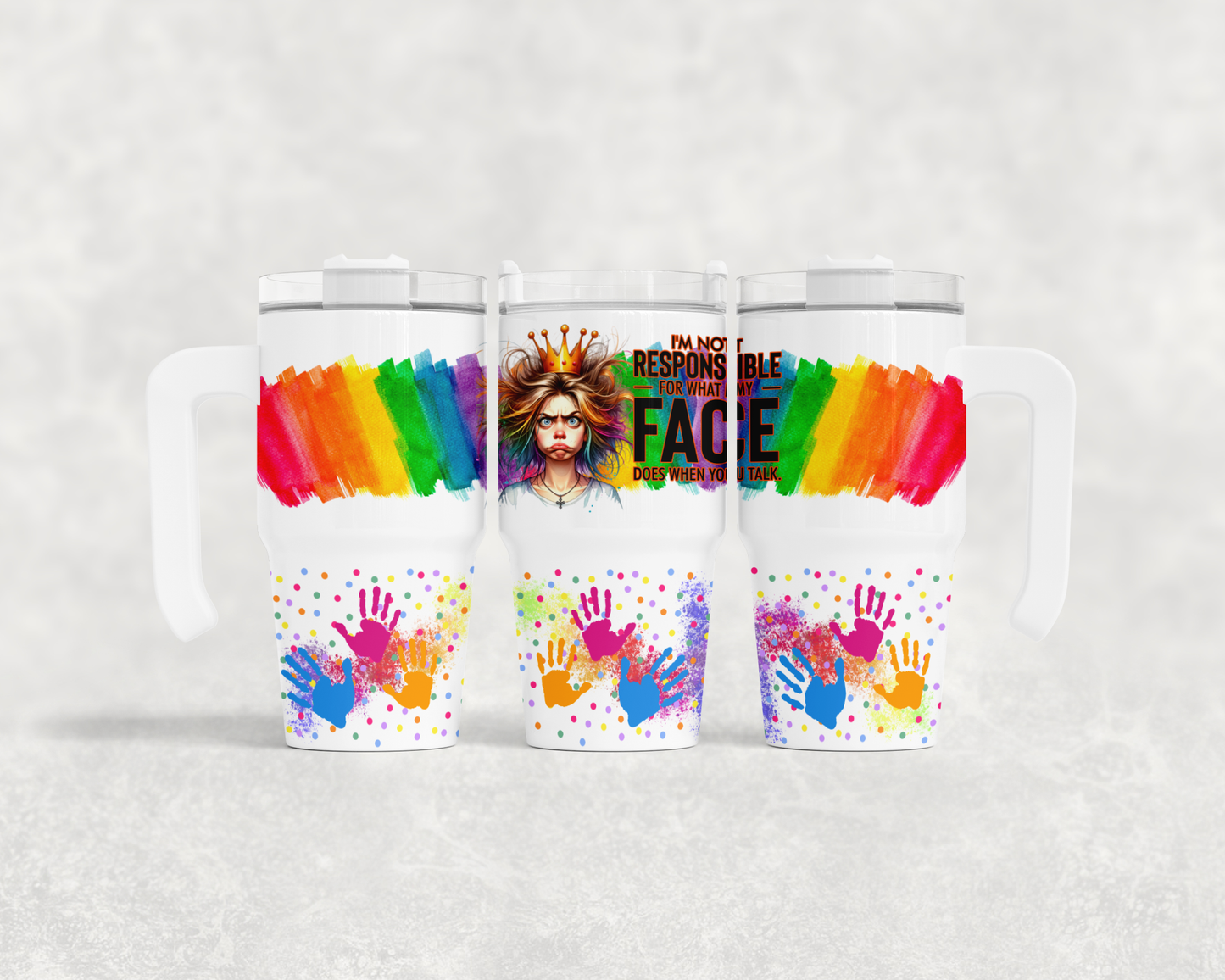 20oz Tumbler with handle Design Collection