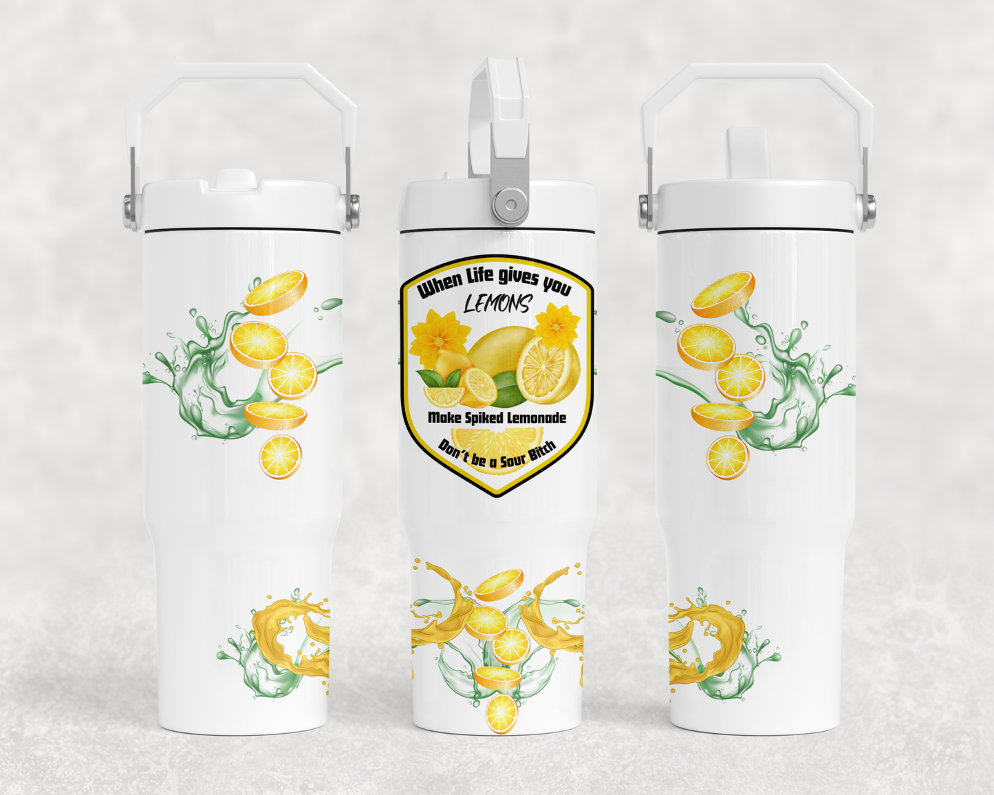 30oz Bucket Handle style Tumbler Designs