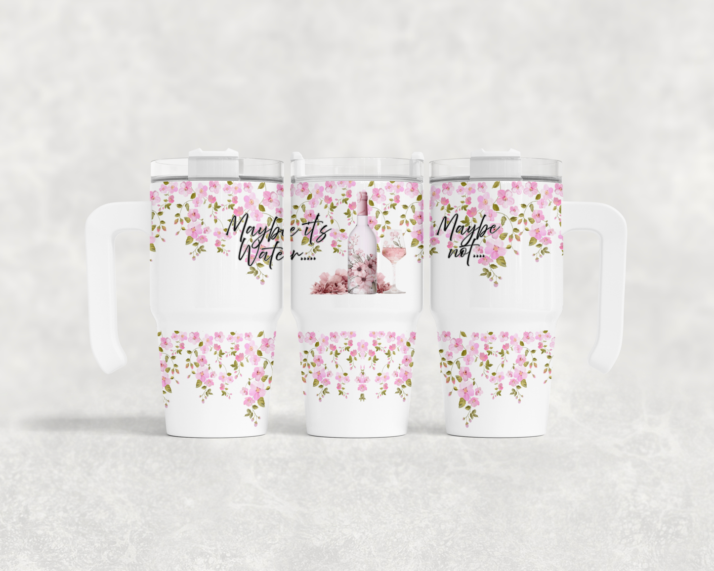 20oz Tumbler with handle Design Collection