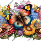 Butterfly floral Design