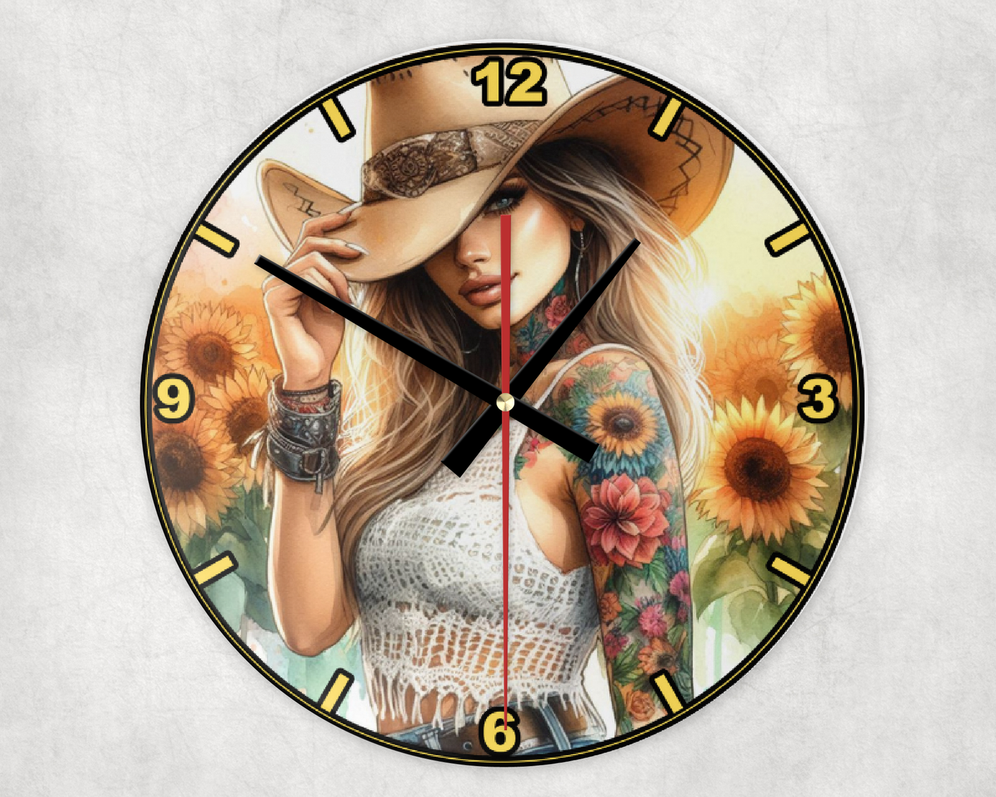 UVDTF 30cm Round Clock Wraps