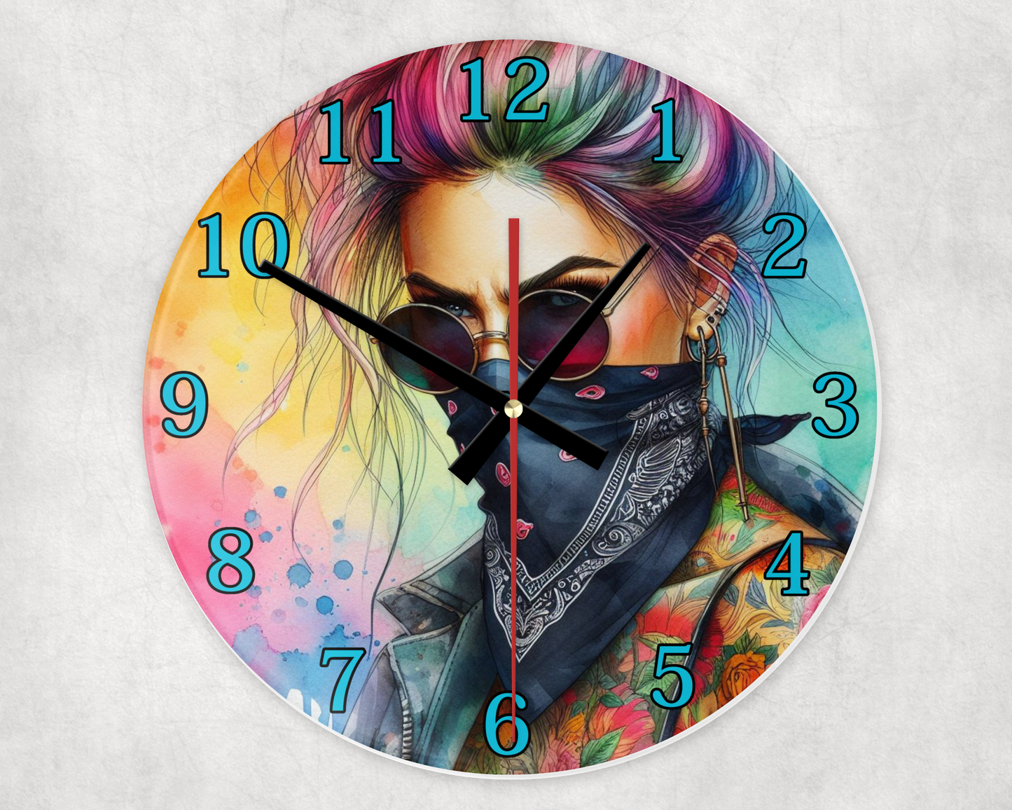 UVDTF 30cm Round Clock Wraps