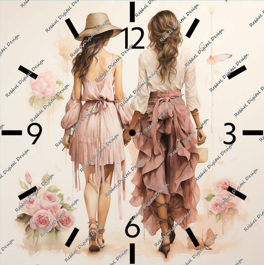 Clock Best friends Design