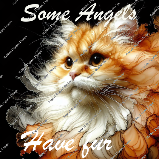 Memorial Cat Alcohol Ink Designs