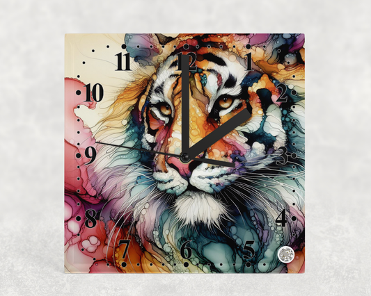 Clock Tiger Alcohol Ink Designs