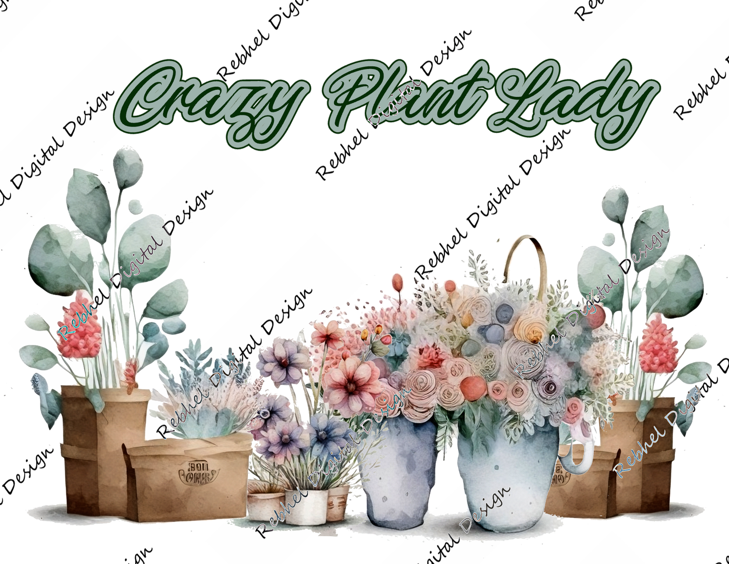 Crazy Plant Lady Design