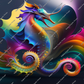 Seahorse Fantasy Abstract