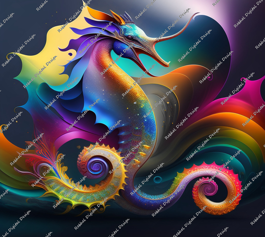 Seahorse Fantasy Abstract