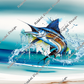 Fishing at the Beach Design