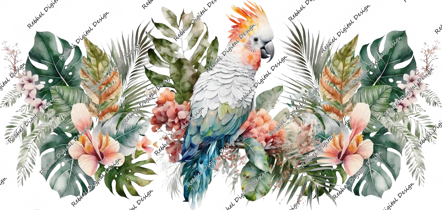 40oz Tropical Parrot