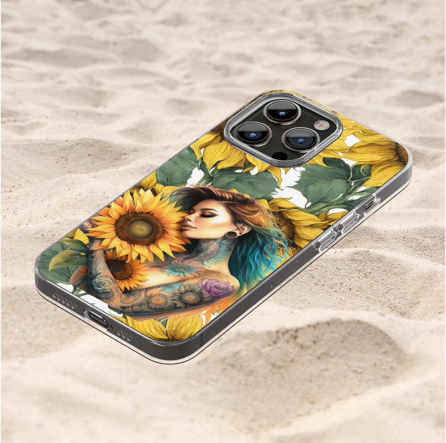 40oz Yellow Sunflower boho Design