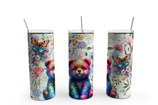 Gorgeous Cute Floral Bear 20oz Design