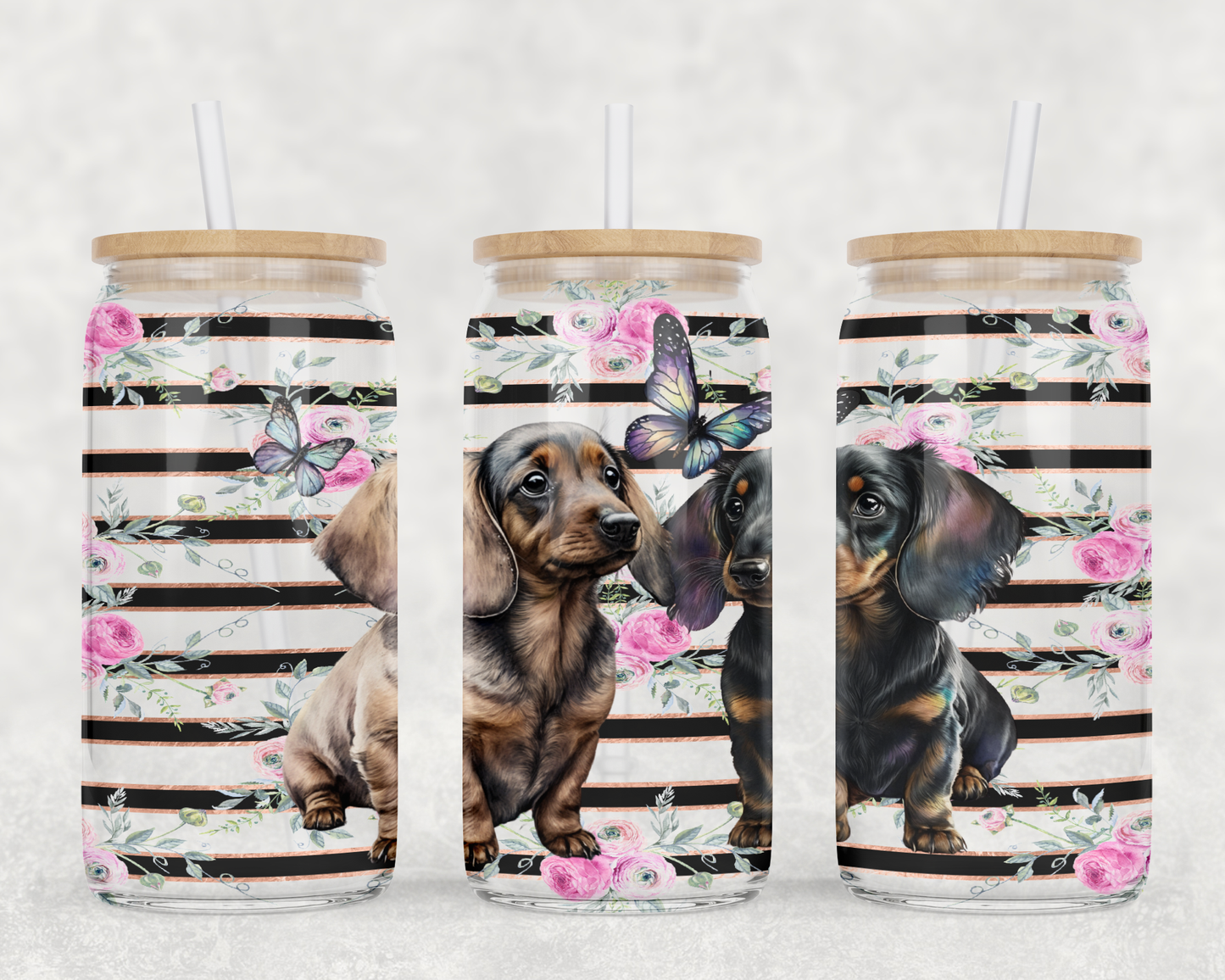 UV DTF Dachshund Wrap