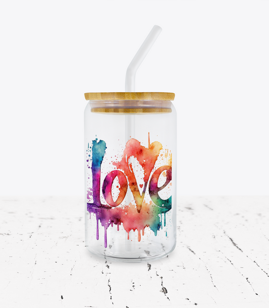 UV DTF Love Watercolour Decals