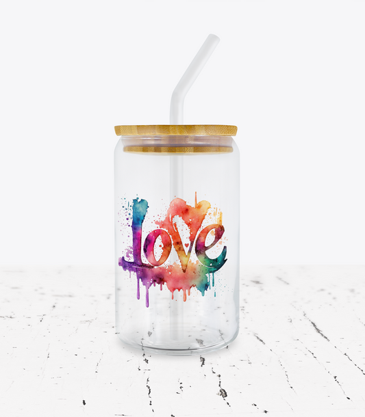 UV DTF Love Watercolour Decals