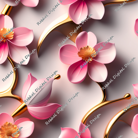 3D Cherry Blossom Pastel©