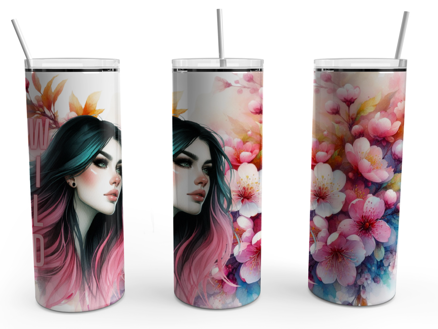 Wild Beauty with cherry Blossoms 20oz Design