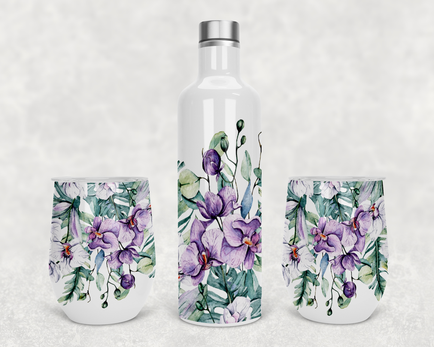 Wine Set-Bottle and 2 tumblers