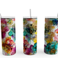 Alcohol Ink floral with Beautiful Affirmations