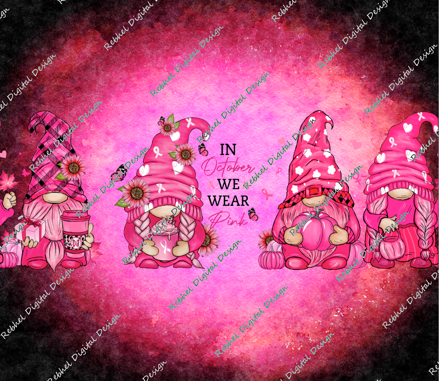 Breast Cancer In October Gnomes