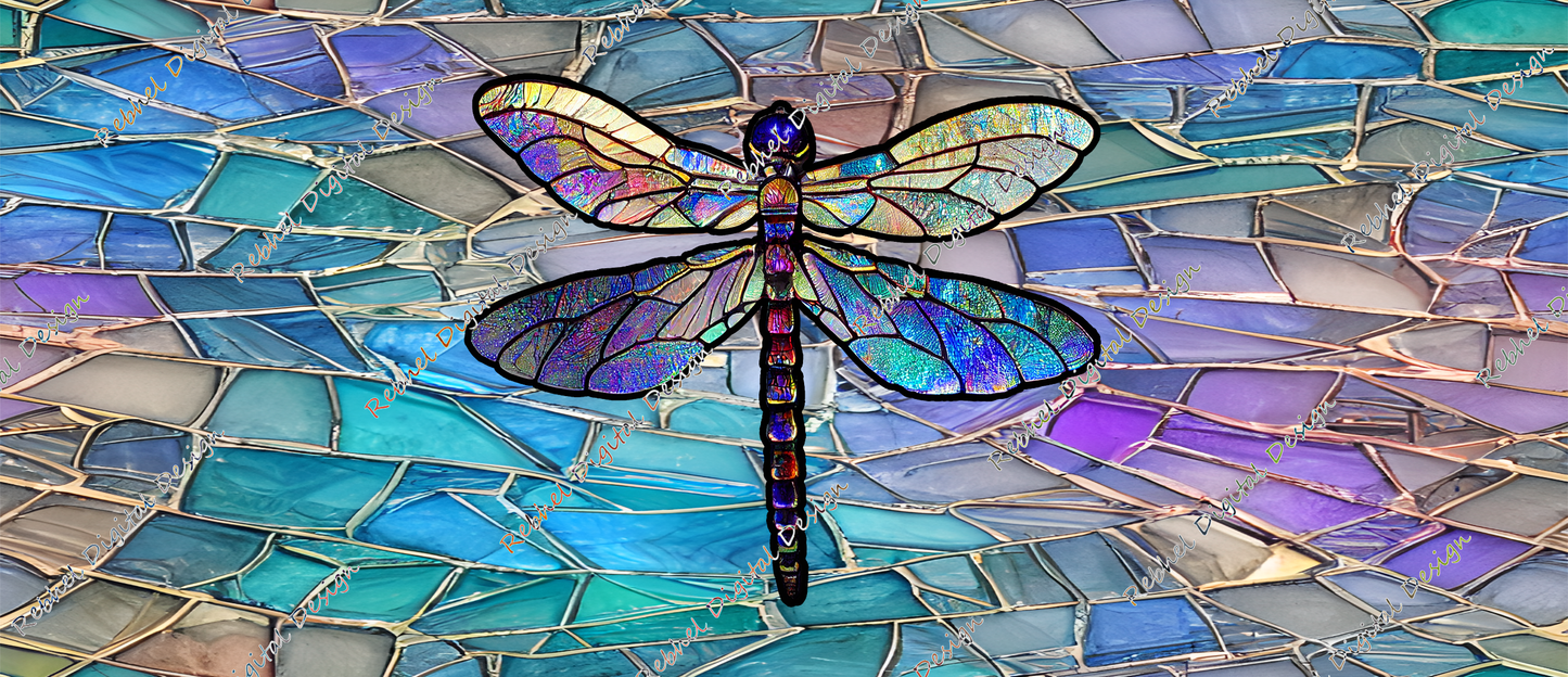 Dragonfly Stained Glass Series