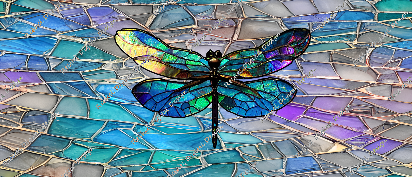 Dragonfly Stained Glass Series