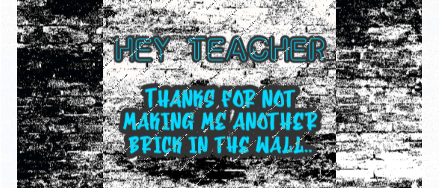 Hey Teacher in Assorted colours Mug Size