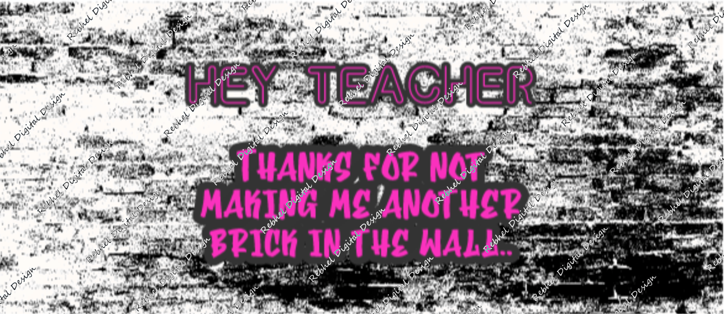 Hey Teacher in Assorted colours Mug Size