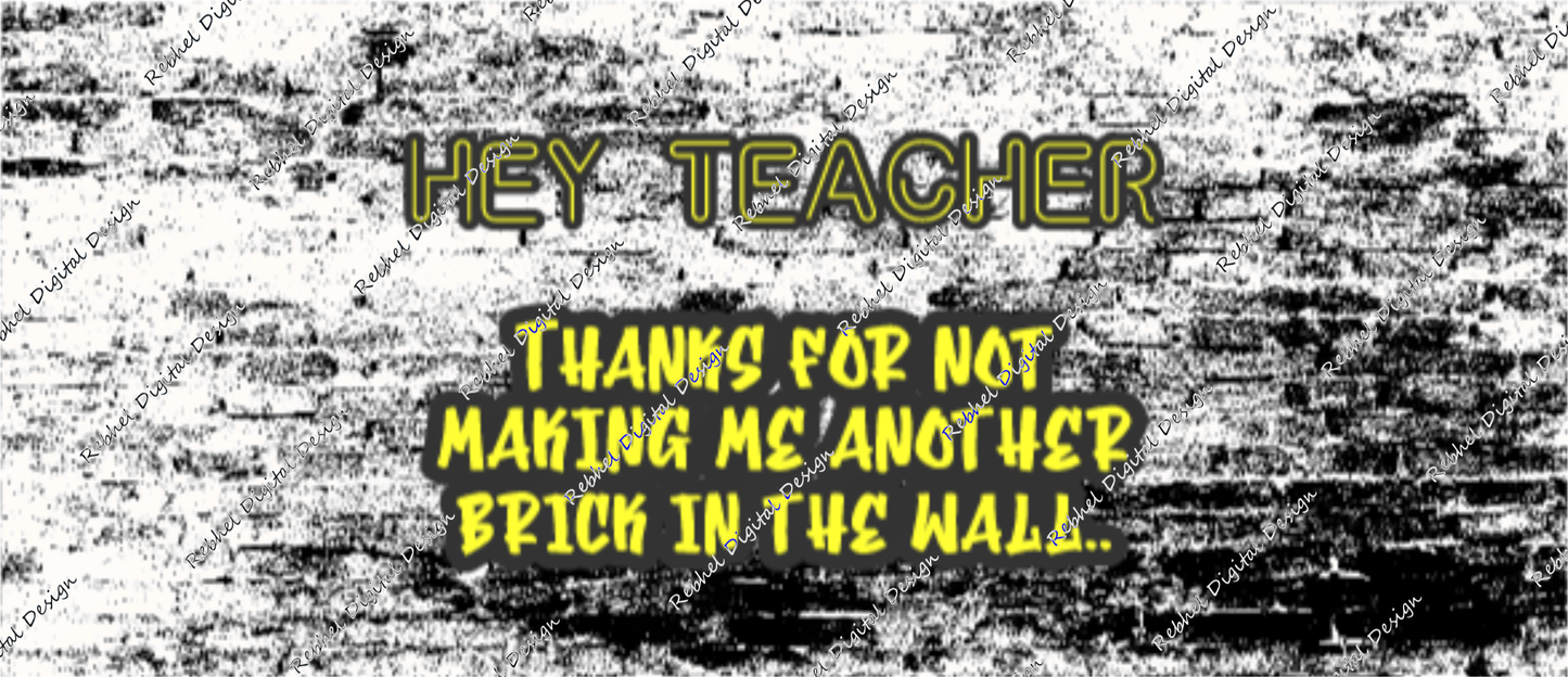 Hey Teacher in Assorted colours Mug Size