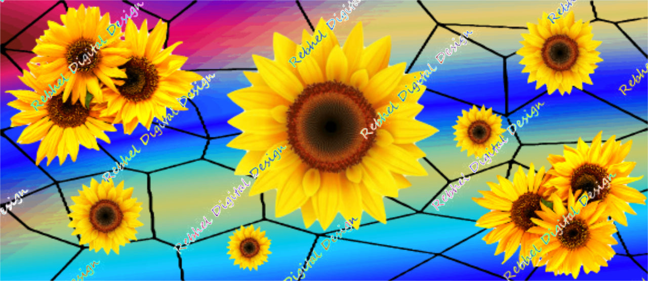 Mosaic sunflower